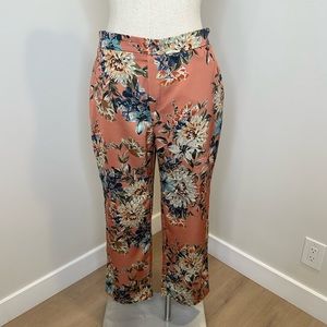 Zara print crop pattern pant